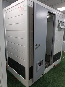Unité de toilettes et de douche modulaire portable pour extérieur, préfabriquée hors site, bloc sanitaire de jardin - Product Image 3