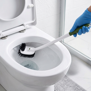 <span class=keywords><strong>Brosse</strong></span> de toilette antibactérienne à prix d'usine, petite <span class=keywords><strong>brosse</strong></span> de toilette bicolore en PP à suspendre avec poils antibactériens et double extrémité - Product Image 1