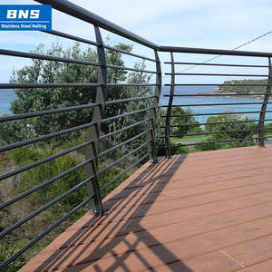 Barandilla de poste de barandilla de diseño personalizado de <span class=keywords><strong>buena</strong></span> calidad Barandilla Escalera de tubo de acero inoxidable Diseños de barandilla de escalera - Product Image 1