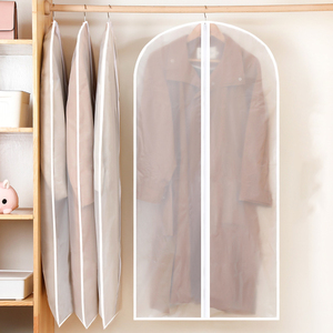 Housse anti-poussière imperméable transparente en plastique pour vêtements Sac anti-poussière lavable pour vêtements - Product Image 1