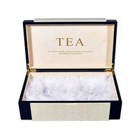 Boîte cadeau en bois de luxe pour le thé, boîte de rangement pour le thé avec impression personnalisée et doublure en mousse souple, emballage cadeau haut de gamme pour le thé