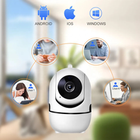 Cámara de Seguridad Inteligente TUYA Multiusos para el Hogar con Visión Nocturna, Detección de Movimiento y Control por Aplicación, Fácil Instalación