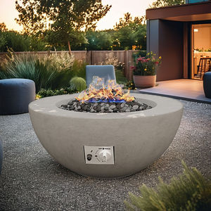 Cuenco <span class=keywords><strong>de</strong></span> vidrio <span class=keywords><strong>para</strong></span> fuego, llama ajustable Circular sin humo, Patio, pozo <span class=keywords><strong>de</strong></span> fuego, piscina, tazón <span class=keywords><strong>de</strong></span> fuego <span class=keywords><strong>de</strong></span> Gas <span class=keywords><strong>de</strong></span> hormigón, pozo <span class=keywords><strong>para</strong></span> jardín al aire libre - Product Image 2