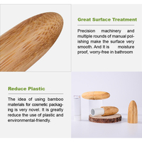 Emballage de tube de rouge à lèvres biodégradable écologique de marque privée 5g 5ml tubes de bambou naturel conteneur de baume à lèvres en bambou vide