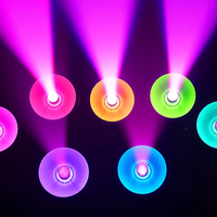 Projecteur PAR rond rétro étanche IP65 450W à faisceau, 4-en-1 RGBW, effet de rétroéclairage Eye Candy, éclairage de scène DMX512