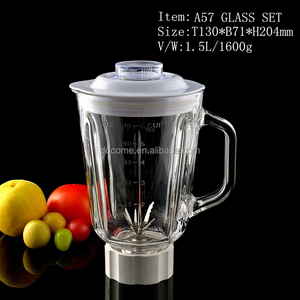 Repuestos para Licuadoras, Vaso de Vidrio de 1.5L para Licuadora de Frutas, Tarro de Vidrio para Sodas, Piezas de Repuesto Universales para Licuadora 2026 - Product Image 3
