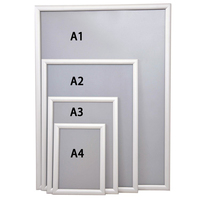 Panneau d'affichage suspendu en aluminium cadre en aluminium pour ascenseur