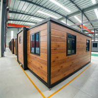 Fabricants de maisons conteneurs extensibles de haute qualité 20 pieds 40 pieds, structure en acier, 2 chambres, maison préfabriquée mobile, vente directe usine