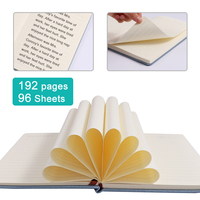 Carnet de composition FOSKA à couverture rigide et colorée, 96 pages, pour étudiants, bureau, voyages, journal, mémo