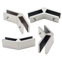 Pince à verre en acier inoxydable Duplex 2205 316 pour clôture de piscine côtière, pince de balustrade sans cadre, quincaillerie extérieure