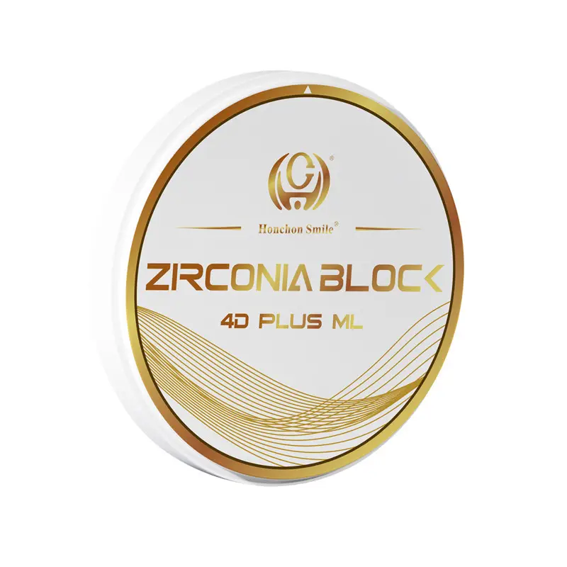 Blocco dentale in Zirconia 4D Zirconia multistrato ad alta resistenza ad alta traslucenza