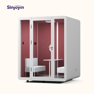 모바일 고품질 실내 오피스 팟 전화 부스, 전화용 가구 부스, 방음 휴대용 오피스 팟 작업 공간 - Product Image 2