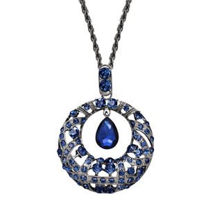 Luxurious Teardrop Crystal Necklace Women's Fashion Pendant Bezel Setting Everyday Wear Yiwu Origin - Product Image 4