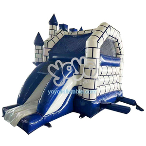 Commercial Castle Dry Inflatable Slide Combo Medieval Theme Play Center Heavy Duty PVC Children <b>Entertainment</b> Equipment - Product Image 2