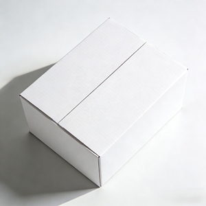 Cajas de Envío Interiores, Caja de Cartón Corrugado Blanca para Envíos, Embalaje, Negocios, Caja de Correo para Documentos - Product Image 2