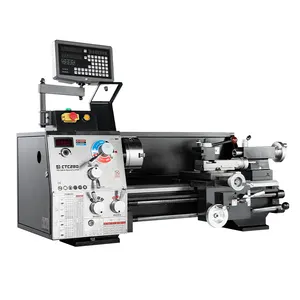 cjm280 Mini Manual Lathe Machine CTC280 CJM280 Mini Metal Lathe Machine with Quick Tool Changer and Digital Display