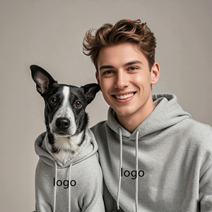 Joymay Luxus-Designer-Haustier-Hoodie, Maßgeschneiderter Hunde-Hoodie aus Polyester, Bequeme und Warme Haustierkleidung im Partnerlook mit dem Hoodie des Besitzers - Product Image 2