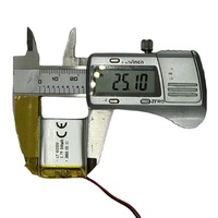 Batterie liquide LithoTop de haute qualité 652530 3,7 V 500 mAh rechargeable 300 cycles Garantie de 12 mois