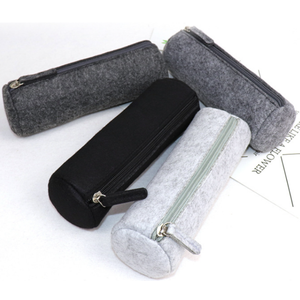 Sac à crayons coloré pochette à crayons en <span class=keywords><strong>feutre</strong></span> de qualité pochette de papeterie personnalisée étui à stylos boîte étui à écrire cadeau pour les enfants - Product Image 3