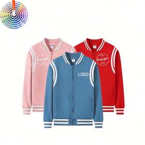 เสื้อฮู้ดแบบมีซิปสำหรับผู้ชายเสื้อฮู้ดแนวสตรีทเสื้อเบสบอลมีซิปพิมพ์โลโก้แบบกำหนดเอง - Product Image 1