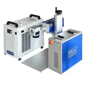 Máquina de marcação a laser UV de alta potência e longa vida útil 5w, corte e gravação a laser UV para madeira, plástico, vidro e metal