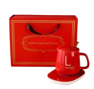 2025 Năm Bộ Quà Tặng Gốm Nước Nóng 55 Độ Trà/Cà Phê Cốc Điện Sạc Cốc Ấm Hơn Với Kiểm Soát Nhiệt Độ Cup Sưởi Ấm Pad - Product Image 2