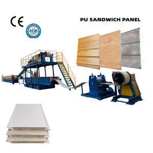 Línea de Producción de Paneles Sándwich de PU para Cámaras Frigoríficas, Máquina para Fabricar Paneles para Casas y Escuelas Prefabricadas - Product Image 3