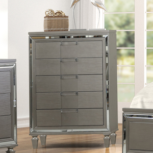 Juego de Muebles de Dormitorio Modernos y Elegantes, Mesa de Noche con 2 Cajones, Juegos de Dormitorio - Product Image 2