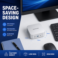 Intel I3-1215U Mini-PC DDR4 DDR5 32GB RAM 2TB SSD Windows 11 Pro Leiser Ultra-Kompakter Desktop-Computer für Büro Mini-PC