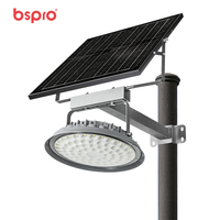 Performances prouvées, éclairage solaire LED automatique pour parcs industriels de 100 W, haute luminosité, avec télécommande IP65 6500K