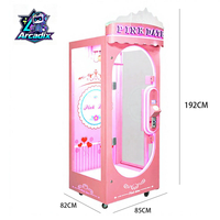 Nouvelle Offre Promotionnelle : Machine à griffes à monnayeur, jeu de coupe de peluches géantes à thème de barbier ou 'Coupe la corde', pour centres commerciaux et parcs d'attractions