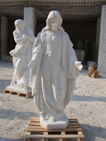 Statuettes de figurines en marbre blanc sculpté de style grec, sculptures d'art interne