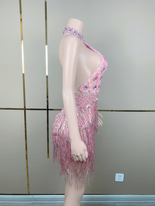 Y3289-D Novance abiti da sera glitterati formale sereni abiti da sera eleganti con strass abiti da sera per donna - Product Image 4