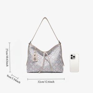 Bolso de hombro de moda de brocado <span class=keywords><strong>Zhuang</strong></span> para mujer con bordado étnico de estética oriental - Product Image 5