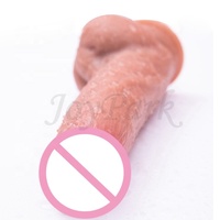 JoyPark Sword Emperor Juguete Sexual para Adultos Dildo de Doble Capa de 8.07 Pulgadas con Forma de Pene Realista Dildo Gigante Dildos Grandes para Mujeres