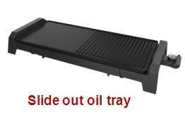 Bảng Top Electric BBQ Multi <span class=keywords><strong>Grill</strong></span> Griddle Máy Bếp 2 Trong 1 Tấm Nấu Ăn Bít Tết - Product Image 3