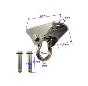 <span class=keywords><strong>Crochet</strong></span> pivotant <span class=keywords><strong>de</strong></span> <span class=keywords><strong>plafond</strong></span>, suspendu <span class=keywords><strong>pour</strong></span> <span class=keywords><strong>hamac</strong></span> <span class=keywords><strong>de</strong></span> Yoga, en acier inoxydable, robuste, kg - Product Image 5