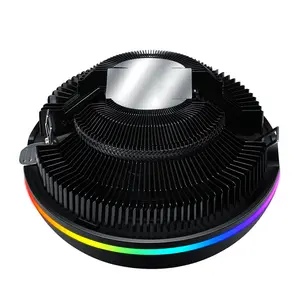 Radiateur LED pour ordinateur de jeu OEM, lumière UFO, refroidissement rvb, refroidisseur de ventilateur pour CPU