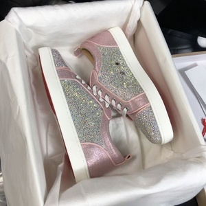 Casual Women's Red Bottoms for Men Shoes Lace-Up <b>Net</b> Upper Retro Walking Shoes 2026 Luxury Designer Cushioning Plastic Sneakers - Product Image 5