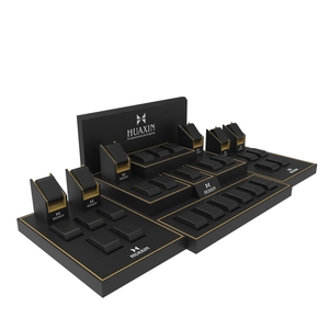 Giá đỡ trưng bày đồng hồ bằng da PU, thiết kế tùy chỉnh, màu đen mờ, mặt sau ngắn, dành cho 30 chiếc đồng hồ, dùng trong triển lãm, hội chợ thương mại, cửa hàng trang sức. - Product Image 2