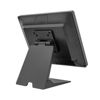 Sistema POS Multifuncional Todo en Uno de 15 Pulgadas + 9.7 Pulgadas con Pantalla Táctil de 10 Puntos, Wi-Fi 6, Aluminio, Caja Registradora