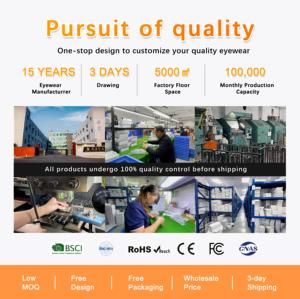 GD001 Armações Clássicas para Óculos Masculinos Óculos de Grau Óculos para Computador - Product Image 6