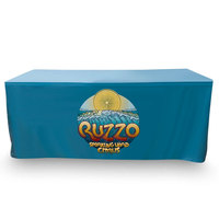 Housse de table personnalisée en couleur, impression par sublimation thermique CMYK, nappe promotionnelle pour événements