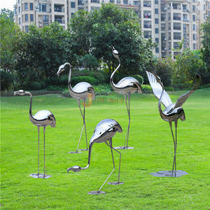 ANW065 Metal 304 Stainless Steel <b>Art</b> <b>Deco</b> Custom <b>Sculpture</b> Handmade Craft for Landscape Decoration Engineering Project - Product Image 2