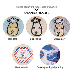 Kostenlose Probe und Design Logo Verpackung Kunden spezifische gepolsterte Pilates Socken Rutsch feste Terry Sole Yoga Socken - Product Image 4