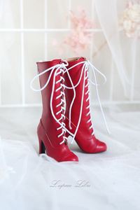 Chaussures de poupée BJD/DD de style mini-jouet de dessin animé DIY, bottes longues à talons hauts de 16 pouces personnalisables en usine, 1/3 BJD/DD - Product Image 3