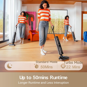 Aspirateur Balai Sans Fil 2-en-1 Humide et Sec, Auto-Nettoyant, Technologie Cyclone, 55 Min d'Autonomie, Nettoyage des Bords pour Sols Durs - Product Image 6