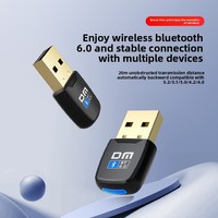 Mini émetteur-récepteur USB BT6.0 AAC SBC Audio HD à faible latence Connexion multi-appareils pour ordinateur portable et ordinateur de bureau