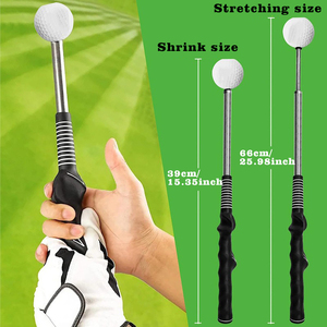 Venta al por mayor de acero inoxidable telescópico Golf <span class=keywords><strong>Tempo</strong></span> Swing Trainer equipo de práctica de calentamiento ayuda de entrenamiento para Golf Swing Training - Product Image 2