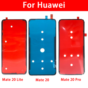 Adhésif de couverture en verre arrière de téléphone portable pour <span class=keywords><strong>Huawei</strong></span> <span class=keywords><strong>Mate</strong></span> 40 30 20 Lite <span class=keywords><strong>10</strong></span> <span class=keywords><strong>Pro</strong></span> boîtier arrière <span class=keywords><strong>batterie</strong></span> autocollant pièces de rechange en gros - Product Image 2